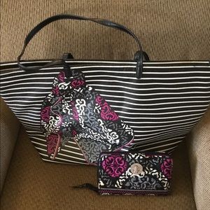 Vera Bradley Tote and Wallet